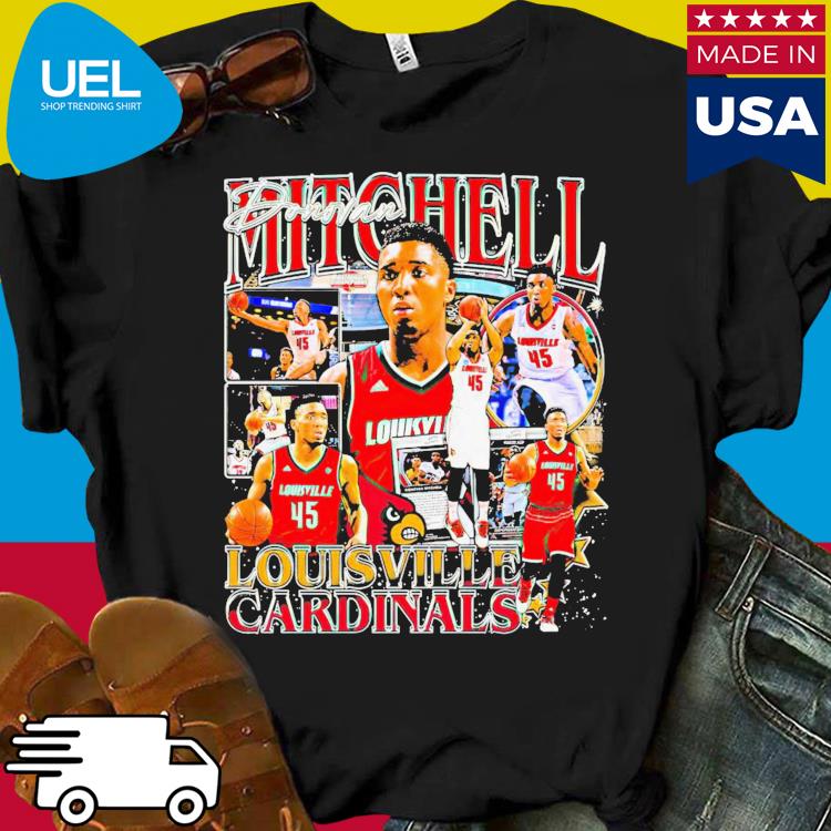 Men's Original Retro Brand Donovan Mitchell White Louisville