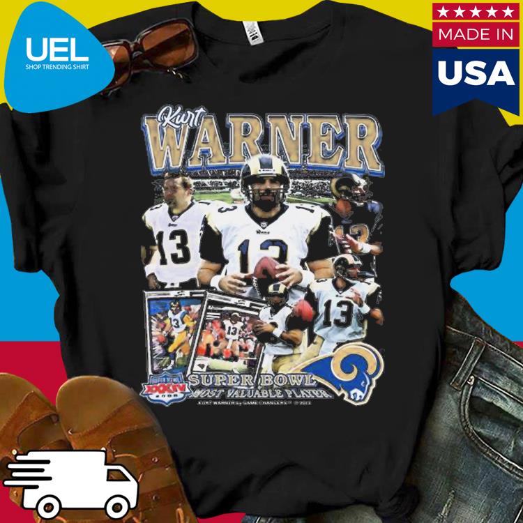 Official Game Changer La Kurt Warner T-Shirts White GameChanger - Teebreat