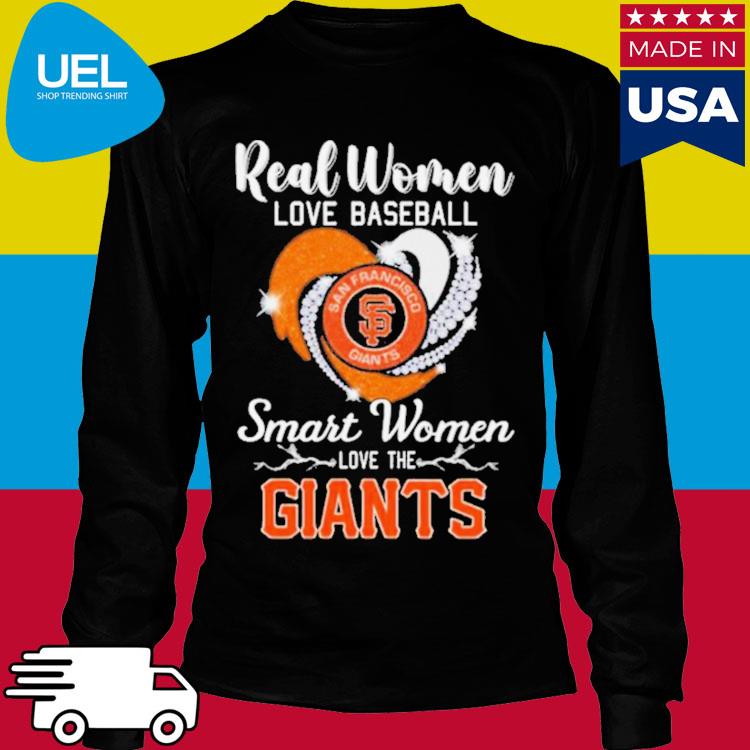 Official 2023 Heart Just A Woman Who Loves Her Giants And 49ers shirt,  hoodie, tank top, sweater and long sleeve t-shirt