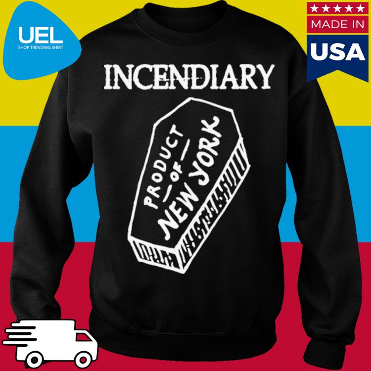 Incendiary New York - Grey Hoodie Small