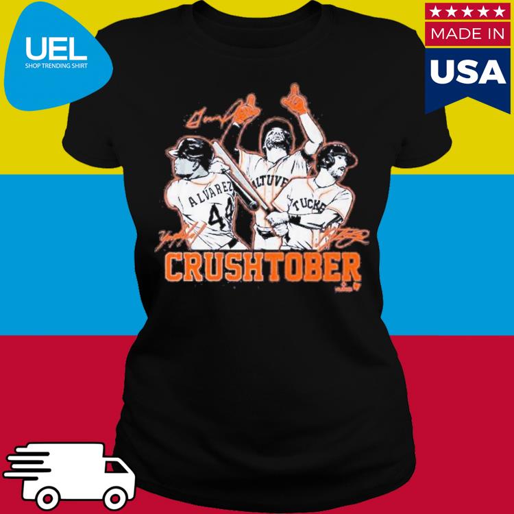 Jose Altuve Yordan Alvarez And Kyle Tucker Crushtober Shirt, hoodie,  sweater, long sleeve and tank top