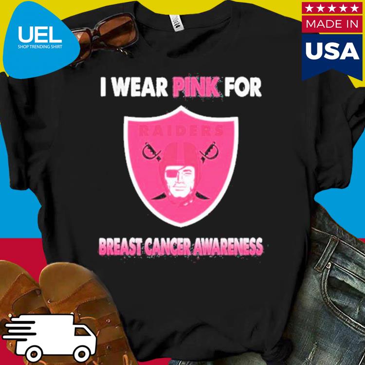 Original Las Vegas Raiders I wear pink for Breast Cancer Awareness 2023  shirt, hoodie, sweater, long sleeve and tank top