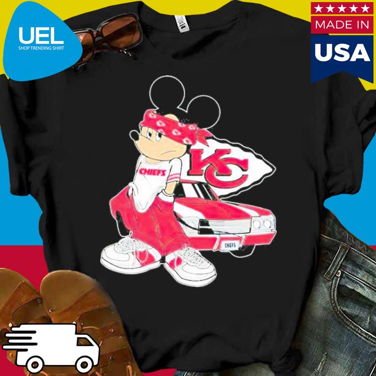 Official mickey mouse Kansas city Chiefs posing shirt, hoodie, tank top,  sweater and long sleeve t-shirt