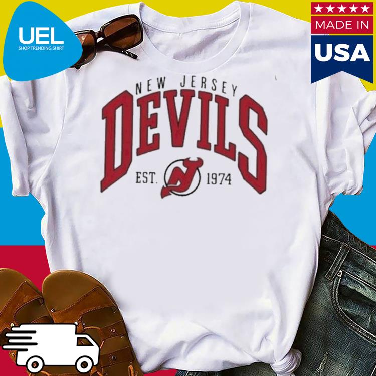 Vintage New Jersey Devils NJ Ice Hockey Shirt, hoodie, sweater