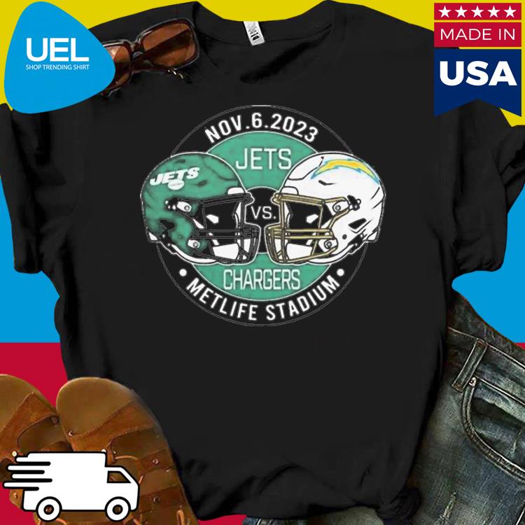 Official new york jets vs los angeles chargers november 6 2023 metlife  stadium shirt, hoodie, tank top, sweater and long sleeve t-shirt