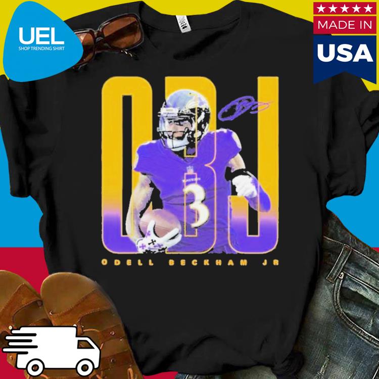 Odell Beckham Jr. Baltimore Ravens signature 2023 shirt, hoodie, sweater,  long sleeve and tank top