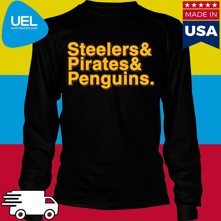 Pittsburgh sports teams logo Steelers, Penguins and Pirates Shirt, hoodie,  sweater, long sleeve and tank top