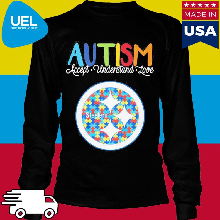 SALE Pittsburgh Steelers Autism Accept Understand Love 2023