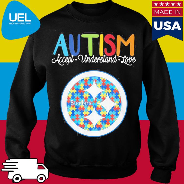 Pittsburgh Steelers Acceptance Is The Cure Autism T Shirt - Limotees