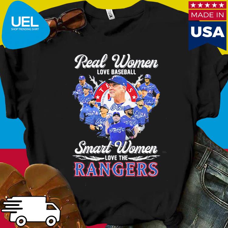 Design Texas Rangers Real Women Love Baseball Smart Women Love The