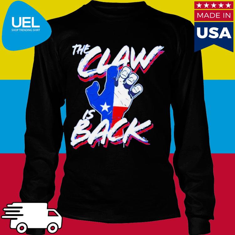 Texas Rangers The Claw Is Back Shirt