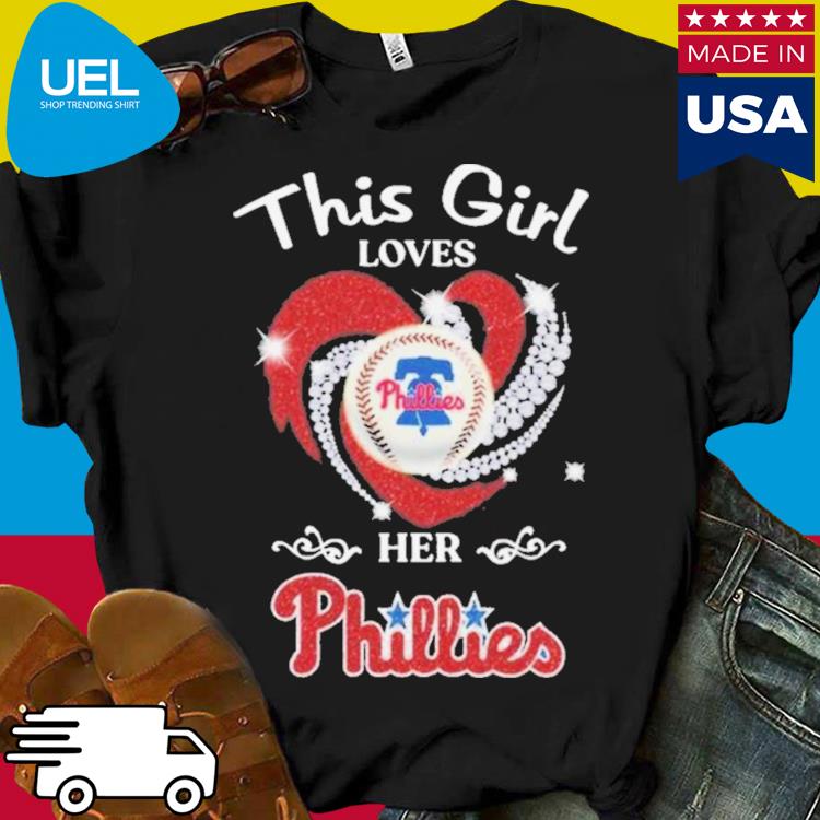 Philadelphia Phillies Girl heart shirt