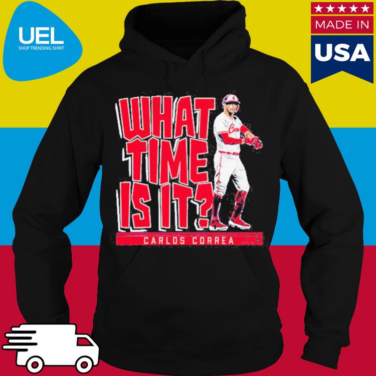 Nice carlos Correa what time is it Minnesota baseball shirt, hoodie,  sweater, long sleeve and tank top