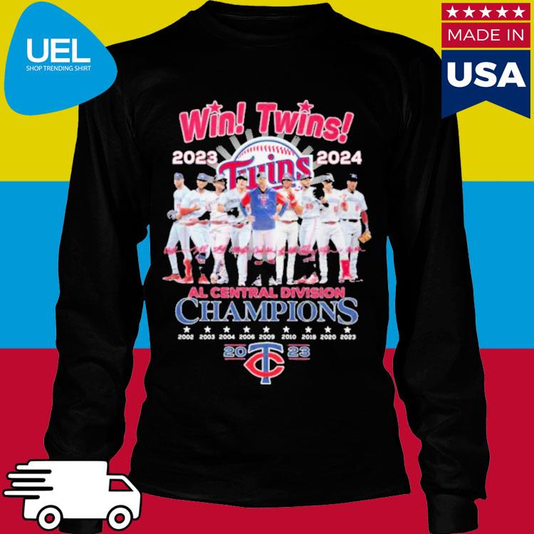 Eletees Win Twins 2023-2024 Al Central Division Champions 2023 Minnesota Twins Shirt