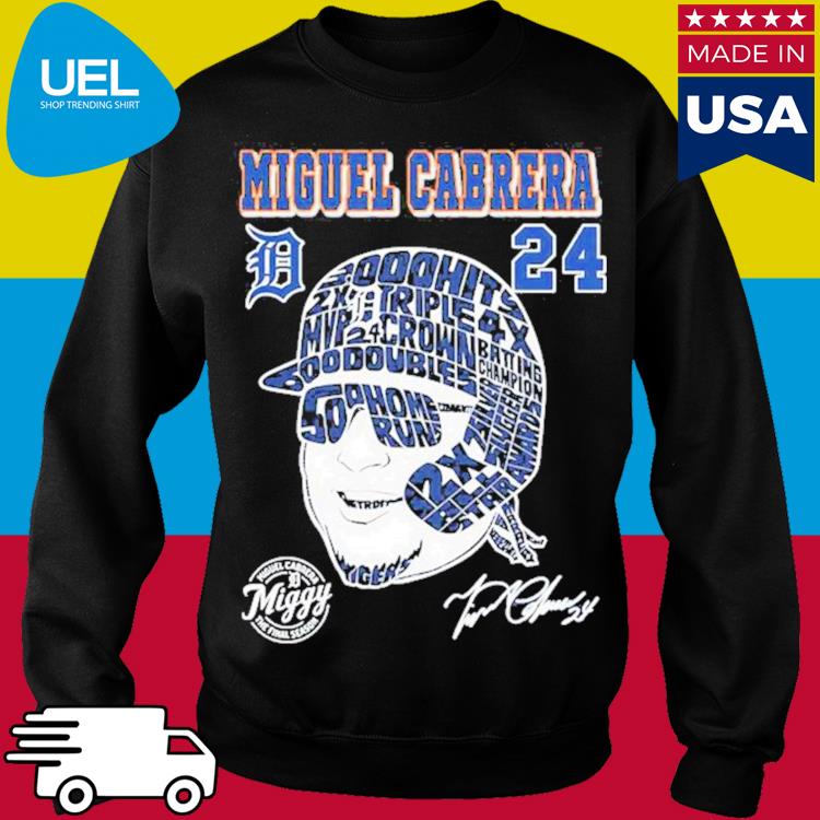 Miguel Cabrera 24 Miggy The Final Season Signature T Shirt - Limotees