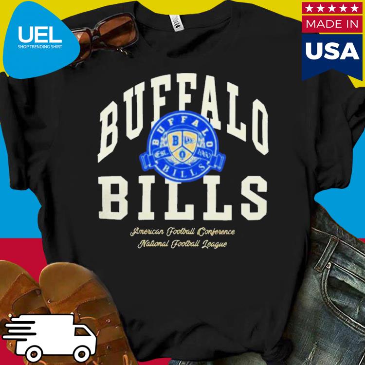 Buffalo Bills letterman classic American Football conference national Football league shirt