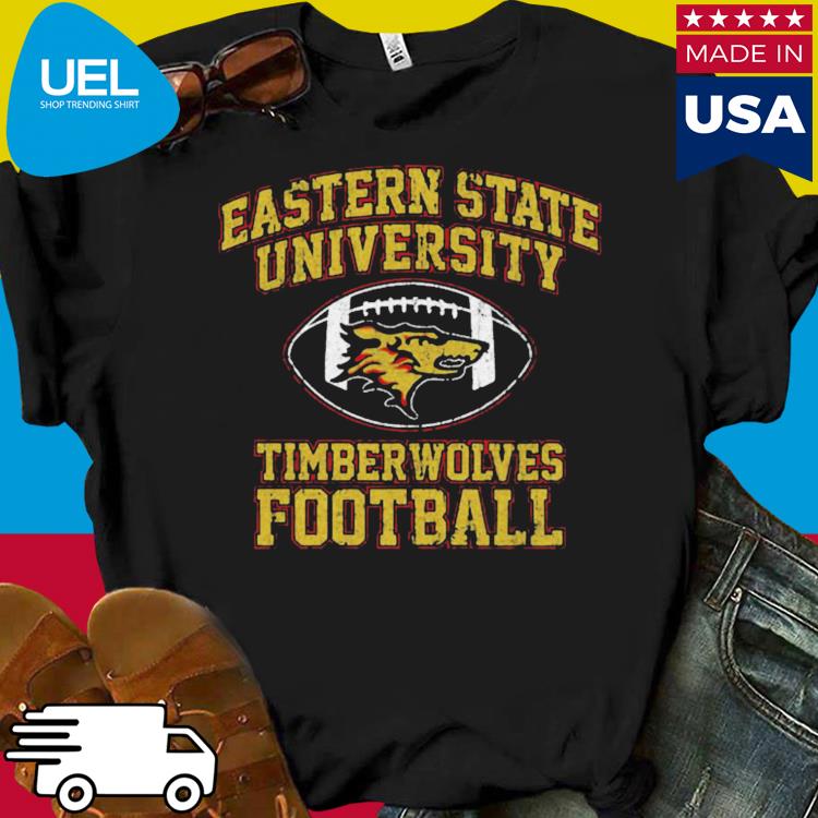 Eastern state university timberwolves Football shirt