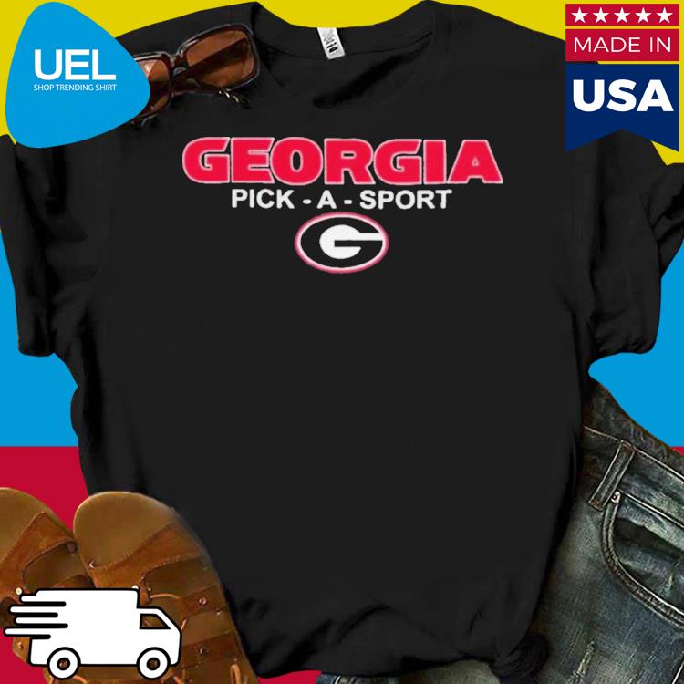Georgia Bulldogs pick a sport logo 2023 shirt