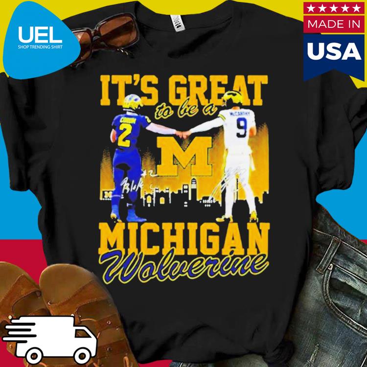 It's great to be a Michigan wolverine shirt