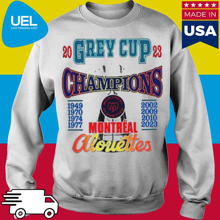 Official 2023 grey cup champions montreal alouettes shirt, hoodie, tank ...