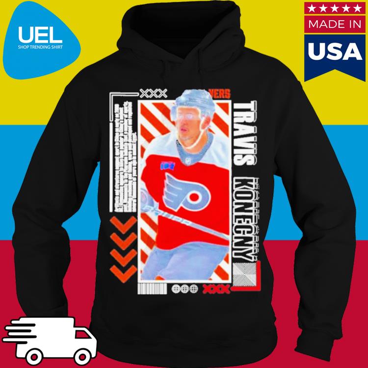 Philadelphia Flyers Travis Konecny Hockey Paper T-shirt,Sweater, Hoodie,  And Long Sleeved, Ladies, Tank Top