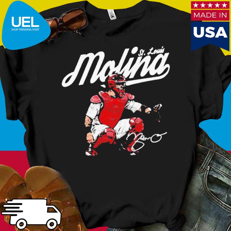 Official Yadier Molina St. Louis Cardinals T-Shirts, Cardinals Shirt,  Cardinals Tees, Tank Tops